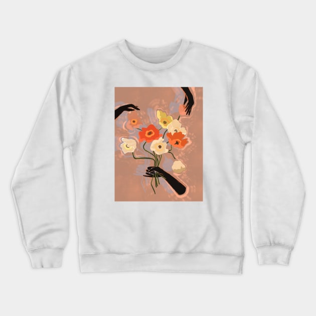 Flowers Always Crewneck Sweatshirt by Arty Guava